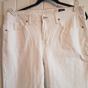 White boot cut size 16 jeans